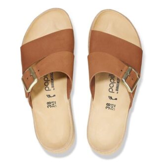 Almina Nubuckleer Pecan