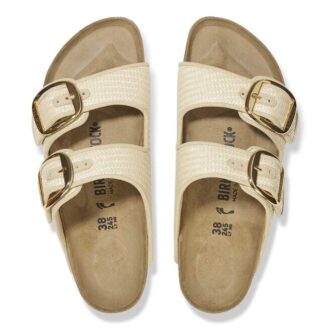 Arizona Big Buckle Raffia Textiel