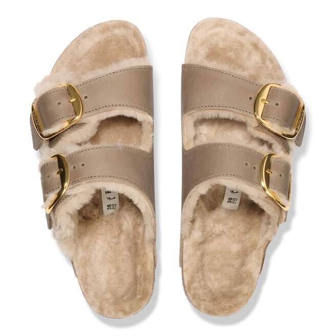 Arizona Big Buckle Shearling Natuurlijk Leer Geolied Arizona Big Buckle Shearling Natuurlijk Leer Geolied