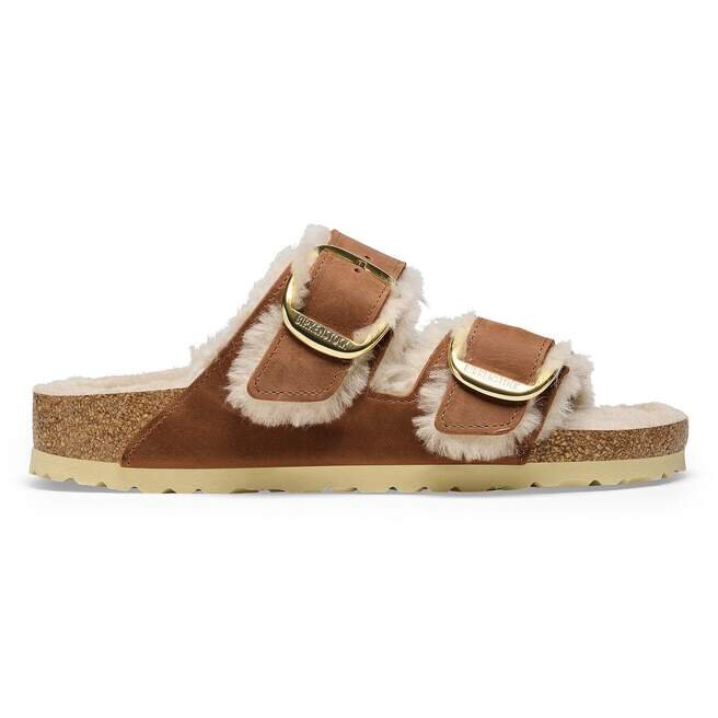 Arizona Big Buckle Shearling Natuurlijk Leer Geolied Arizona Big Buckle Shearling Natuurlijk Leer Geolied