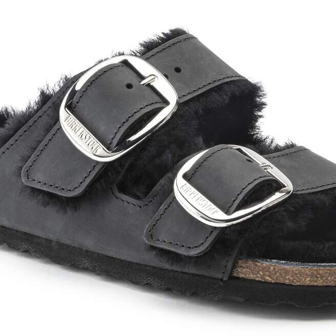 Arizona Big Buckle Shearling Natuurlijk Leer Geolied Arizona Big Buckle Shearling Natuurlijk Leer Geolied