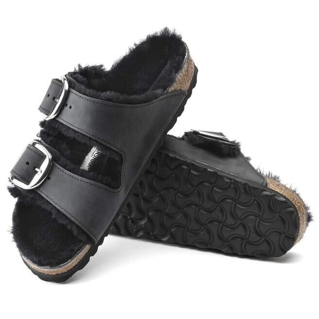 Arizona Big Buckle Shearling Natuurlijk Leer Geolied Arizona Big Buckle Shearling Natuurlijk Leer Geolied