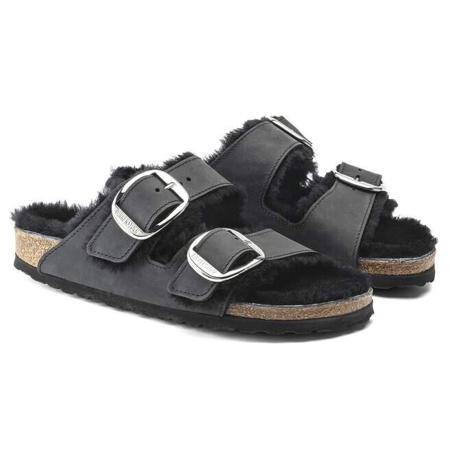 Arizona Big Buckle Shearling Natuurlijk Leer Geolied Arizona Big Buckle Shearling Natuurlijk Leer Geolied