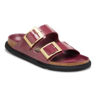 Arizona Droplet Buckle Natuurlijk leer Lak
