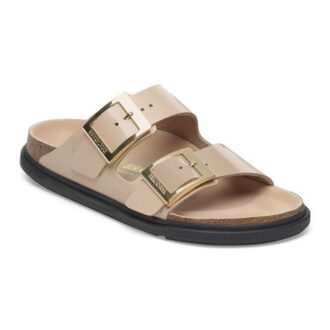 Arizona Droplet Buckle Natuurlijk leer Lak