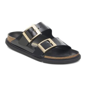 Arizona Droplet Buckle Natuurlijk leer Lak