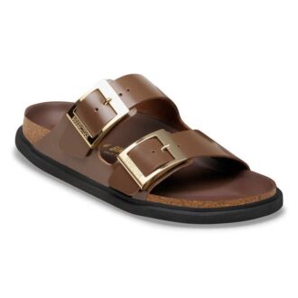 Arizona Droplet Buckle Natuurlijk leer Lak