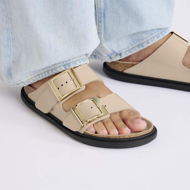 Arizona Droplet Buckle Natuurlijk leer Lak Arizona Droplet Buckle Natuurlijk leer Lak