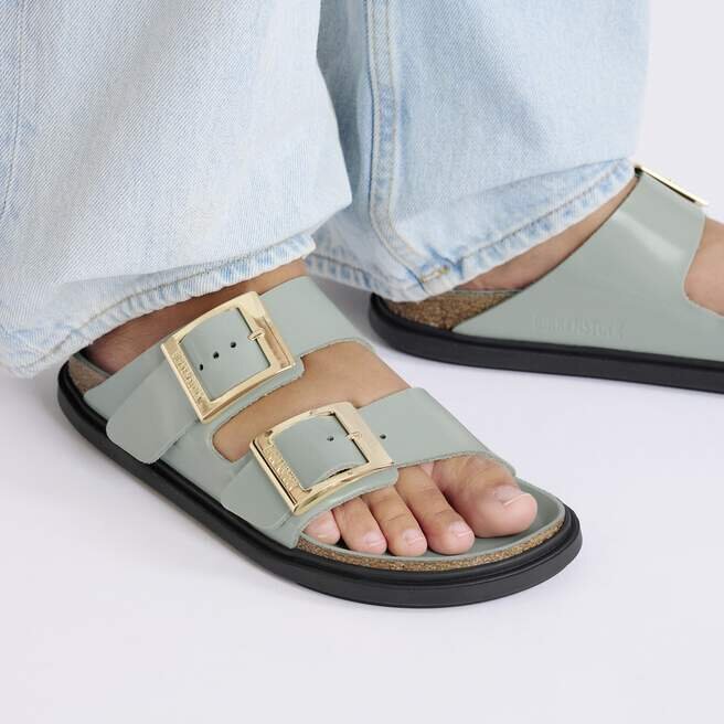 Arizona Droplet Buckle Natuurlijk leer Lak Arizona Droplet Buckle Natuurlijk leer Lak