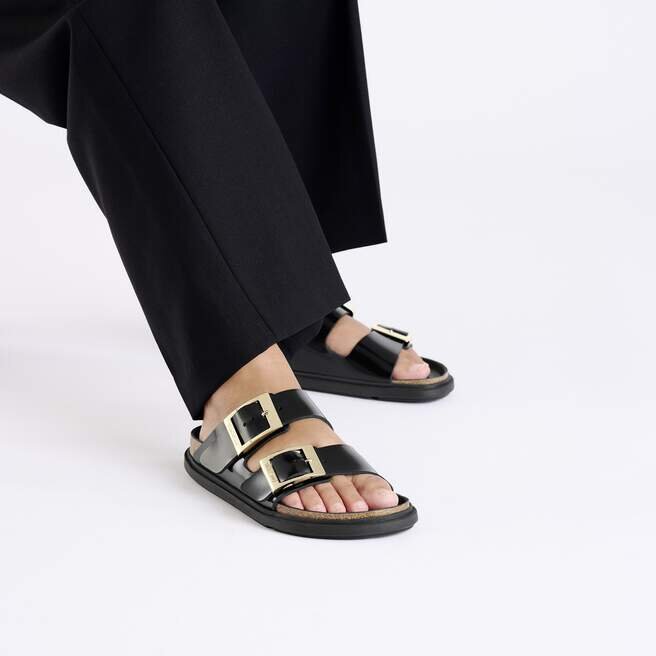 Arizona Droplet Buckle Natuurlijk leer Lak Arizona Droplet Buckle Natuurlijk leer Lak