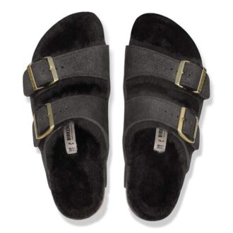 Arizona Shearling suède leer bont