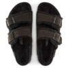 Arizona Shearling suède leer bont