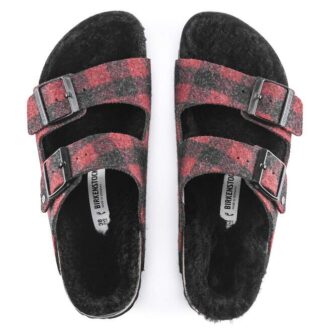Arizona Shearling suède leer bont