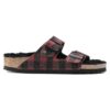 Arizona Shearling suède leer bont