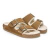 Arizona Shearling suède leer bont