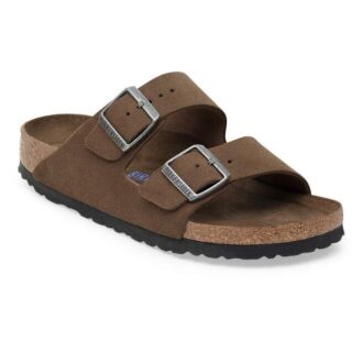 Arizona Soft Footbed suède leer donkerbruin