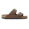 Arizona Soft Footbed suède leer donkerbruin Arizona Soft Footbed suède leer donkerbruin