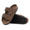 Arizona Soft Footbed suède leer donkerbruin Arizona Soft Footbed suède leer donkerbruin