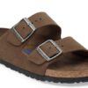 Arizona Soft Footbed suède leer donkerbruin Arizona Soft Footbed suède leer donkerbruin