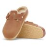 Boston Big Buckle Shearling Natuurlijk Leer Geolied Boston Big Buckle Shearling Natuurlijk Leer Geolied
