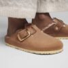 Boston Big Buckle Shearling Natuurlijk Leer Geolied Boston Big Buckle Shearling Natuurlijk Leer Geolied