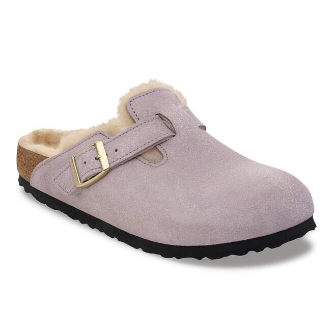 Boston Shearling suède leer met bont Boston Shearling suède leer met bont