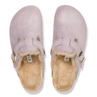 Boston Shearling suède leer met bont