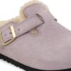 Boston Shearling suède leer met bont Boston Shearling suède leer met bont
