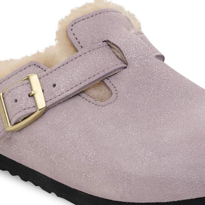 Boston Shearling suède leer met bont Boston Shearling suède leer met bont