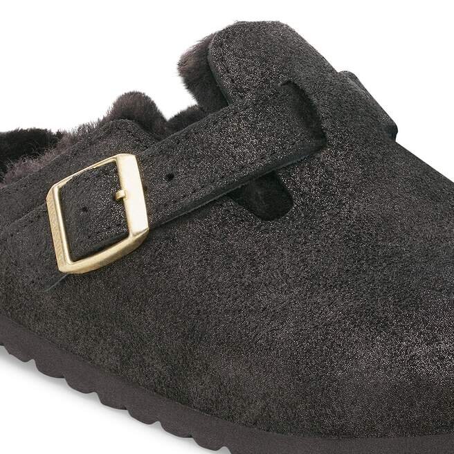 Boston Shearling suède leer met bont Boston Shearling suède leer met bont