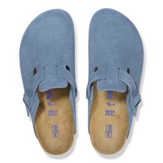 Boston Soft Footbed Suède leer Elemental Blue