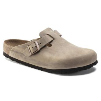 Boston Soft Footbed van geolied natuurlijk leer