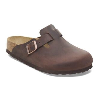 Boston Soft Footbed van geolied natuurlijk leer