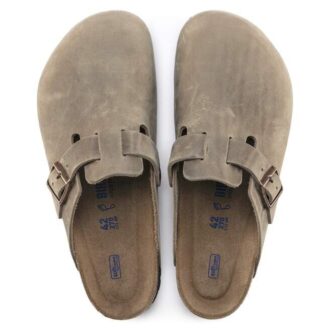 Boston Soft Footbed van geolied natuurlijk leer