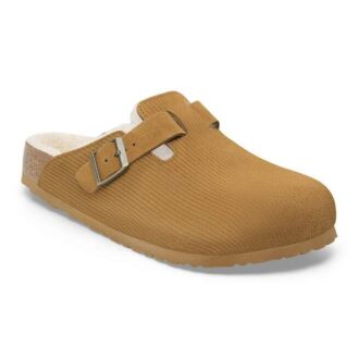 Boston Vl Corduroy Teddy Shearling Suède Leer Bont