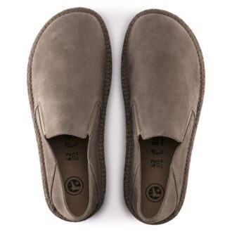 Callan suède leer grijs taupe