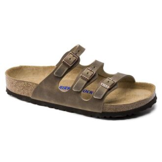 Florida Soft Footbed geolied leer tabaksbruin