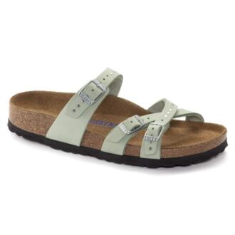 Franca Soft FootbedN Nubuckleer Matcha