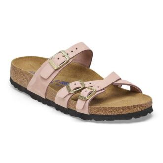 Franca Soft FootbedN Nubuckleer zachtroze