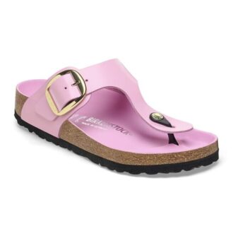 Gizeh Big Buckle Natuurlijk leer lak