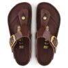 Gizeh Big Buckle Natuurlijk leer Lak Hoogglans Chocolade Gizeh Big Buckle Natuurlijk leer Lak Hoogglans Chocolade