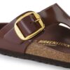 Gizeh Big Buckle Natuurlijk leer Lak Hoogglans Chocolade Gizeh Big Buckle Natuurlijk leer Lak Hoogglans Chocolade