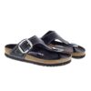 Gizeh Big Buckle Natuurlijk leer Lakzwart Gizeh Big Buckle Natuurlijk leer Lakzwart