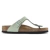 Gizeh Soft Footbed Nubuckleer Matcha Gizeh Soft Footbed Nubuckleer Matcha