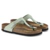 Gizeh Soft Footbed Nubuckleer Matcha Gizeh Soft Footbed Nubuckleer Matcha