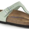 Gizeh Soft Footbed Nubuckleer Matcha Gizeh Soft Footbed Nubuckleer Matcha