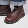 Highwood Lace Mid Heren Leer Chocolade Highwood Lace Mid Heren Leer Chocolade