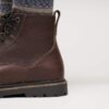 Highwood Lace Mid Heren Leer Chocolade Highwood Lace Mid Heren Leer Chocolade