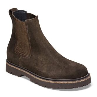Highwood Slip-on voor dames, suède, mokka