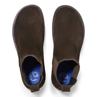 Highwood Slip-on voor dames, suède, mokka